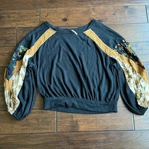 Free People Casual Clash Thermal top